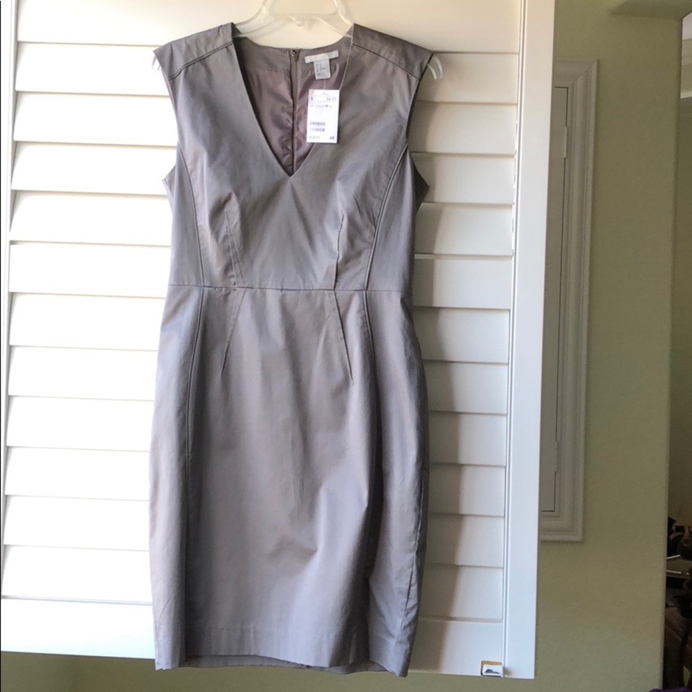 Size 10 H&M taupe/grey Dress